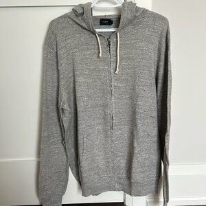 Men’s J CREW Hooded Longsleeve Zip Up